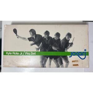 Jokari Kyle Rote Jr. Pro Set Original Box As Pictured Damaged Anchor Block LOOK